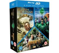 Clash of the Titans / Green Lantern / Journey 2 - Triple Pack [Blu-ray 2D + 3D] [Blu-ray] (Region Free)