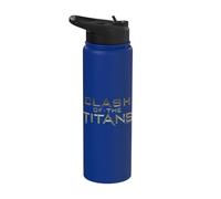 Clash of the Titans Logo Stainless Steel Insulated Water Bottle