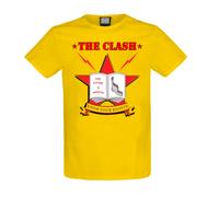 Amplified T-shirt homme manches courtes The Clash – Know Your Rights Jaune L