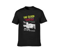 Clash Tommy Gun Single London Punk Rock 1977 Joe Strummer Unisex 100% Cotton Short-Sleeve T-Shirts Black M