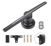 Clasken Affichage de projecteur holographique 3D, projecteur de publicité Durable, pour Magasin, Magasin, Barre(European regulations)