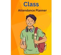 Class Attendance Planner: Colorful & Simple Modern Style Organizer