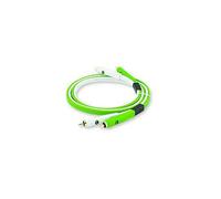 OYAIDE Câble Neo d+ Class B – RCA–RCA 1 m Plat Vert/Blanc