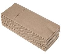 Class C4032TA-073-PEFC Airlaid Serviette Poche Porte-Couverts, Papier, crète, 40 x 32 x 0,8 cm, 20 unités