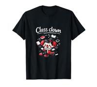 Class Clown Chibi Clown Jonglage Livres Craie T-Shirt
