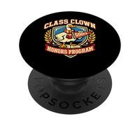 Class Clown Goofs Honors Program Humour Scolaire PopSockets PopGrip Adhésif