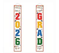 Class Of 2026 Commemorative Banner In Polyester Fabric For Graduation Party Supplies And Ceremony Decoration Applications(I)