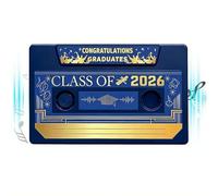 Class of 2026 - Souvenir de remise de diplôme enregistrable - Cadeau pour camarades de t diplômés - 300 secondes - Rétro - Cadeau pour camarades de t diplômés