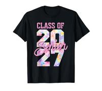 Class of 2027 Senior Floral Graduation Last Day T-Shirt