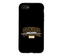Class of 2027 Senior Mom High School Graduation Black Gold Coque pour iPhone SE (2020) / 7/8
