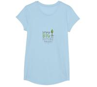 Class of 2035 Grow with Me : Small Beginnings Big Future T-Shirt, Fille, Bleu Céleste, L