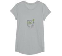 Class of 2035 Grow with Me : Small Beginnings Big Future T-Shirt, Fille, Gris Chiné, M