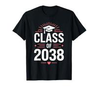 Class of 2038 Chapeau Diplôme Étudiant Fierté Réussite T-Shirt