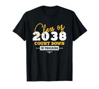 Class of 2038 Compte à rebours en Forme de cœur pour Remise de diplôme T-Shirt