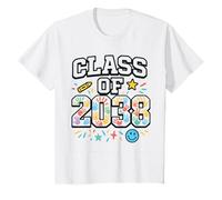Class of 2038 Grow with Me Funny Kindergarten Back to School T-Shirt