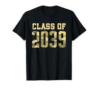 Class of 2039 Camo Kindergarten Preschool Back to School T-Shirt
