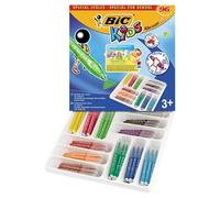 Class Pack x 96 Feutres extra larges - Bic Kids Couleur XL - 12 couleurs assorties