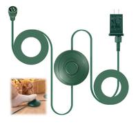 Class2 29V26W Prise de rechange pour sapin de Noël avec interrupteur à pied | Prise transformateur classe 2 avec cordon d'alimentation de 3 m pour sapin de Noël et gonflable, adaptateur gonflable de