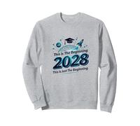 Classe 2028 : ce n'est Que Le début Sweatshirt, Unisexe pour Adultes, Gris Chiné, XXL