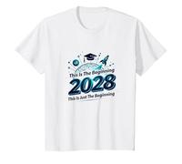 Classe 2028 : ce n'est Que Le début T-Shirt, Enfant, Blanc, 8 Ans