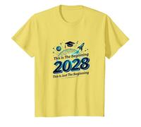 Classe 2028 : ce n'est Que Le début T-Shirt, Enfant, Citron, 3 Ans