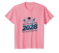 Classe 2028 : ce n'est Que Le début T-Shirt, Enfant, Rose, 6 Ans