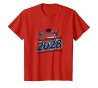 Classe 2028 : ce n'est Que Le début T-Shirt, Enfant, Rouge, 3 Ans