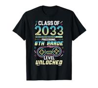 Classe 2033 Jeu 6e année débloqué Retour à l'école T-Shirt
