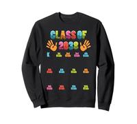 Classe 2038 Grow with Hand Print Kindergarten Grade School Sweatshirt