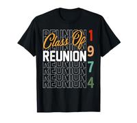 Classe de 1974 Rétro Vintage Class Reunion Party Celebration T-Shirt