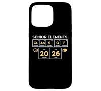 e 2026 Table périodique de Science des éléments Coque pour iPhone 15 Pro Max