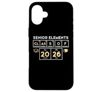 e 2026 Table périodique de Science des éléments Coque pour iPhone 16 Plus