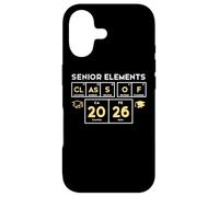 e 2026 Table périodique de Science des éléments Coque pour iPhone 17