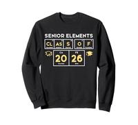 Classe de 2026 Table périodique de Science des éléments Sweatshirt