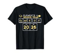 Classe de 2026 Table périodique éléments dernière T-Shirt