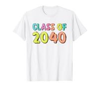 Classe de 2040 Grow with Me First Day of School Retro Groovy T-Shirt
