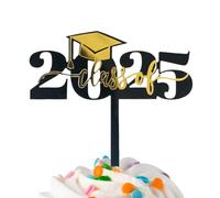 Classe De Deux Mille Vingt-cinq Décorations De Cupcake | Décorations De Graduation Cupcake Toppers,Accessoires De Fête Scolaire Universitaire Et Maternelle