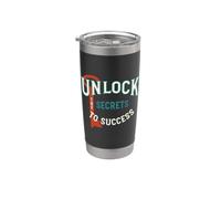 e leadership Déverrouillez les secrets du succès Gobelet isotherme en acier inoxydable double paroi
