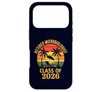 Classe de microbiologiste à la Retraite de 2026 Vacances Amusantes au Coucher du Soleil Coque pour iPhone 17 Pro