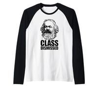 Classe Dismissed Karl Marx Funny Communist Meme Manche Raglan
