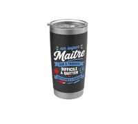 Classe Humour école primaire enseignant départ Super Maître Gobelet isotherme en acier inoxydable double paroi