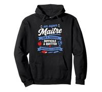 Classe Humour école Primaire Enseignant départ Super Maître Sweat à Capuche
