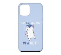 Classe of 2024 Graduate Mew Did It Cat Lover Graduation Cats Coque pour iPhone 12/12 Pro