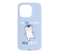 Classe of 2024 Graduate Mew Did It Cat Lover Graduation Cats Coque pour iPhone 15 Pro