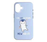 Classe of 2024 Graduate Mew Did It Cat Lover Graduation Cats Coque pour iPhone 16