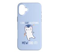 Classe of 2024 Graduate Mew Did It Cat Lover Graduation Cats Coque pour iPhone 16 Plus