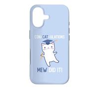 Classe of 2024 Graduate Mew Did It Cat Lover Graduation Cats Coque pour iPhone 17