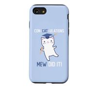 Classe of 2024 Graduate Mew Did It Cat Lover Graduation Cats Coque pour iPhone SE (2020) / 7/8