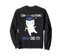 Classe of 2024 Graduate Mew Did It Cat Lover Graduation Cats Sweatshirt