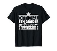 Classe Officielle du Premier Jour de 8e année 2031 T-Shirt